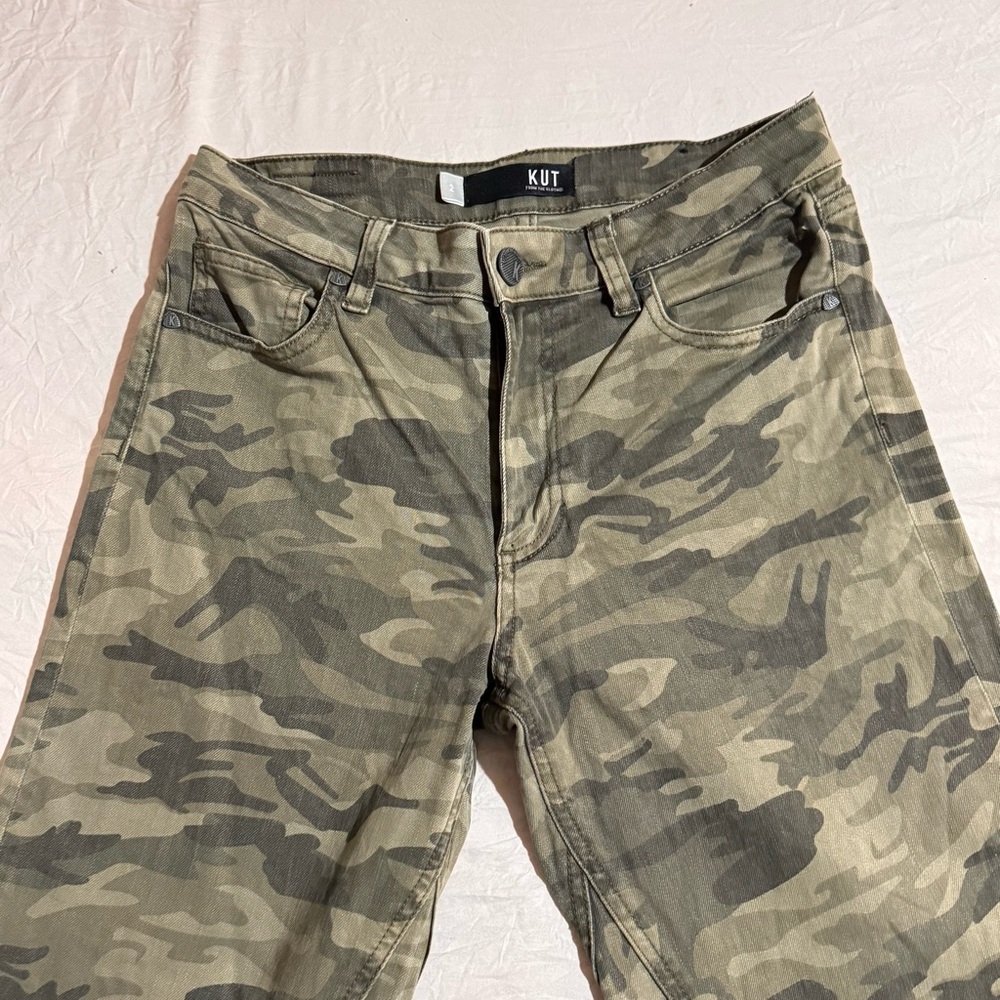 Kut from the Kloth Olive and Black Women’s Jeans Size 2